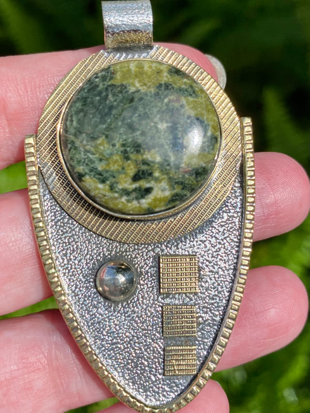 Green Jasper Pendant - Morganna’s Treasures 