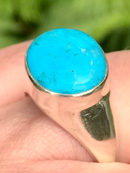 Blue Turquoise Ring Size 7.5 - Morganna’s Treasures 