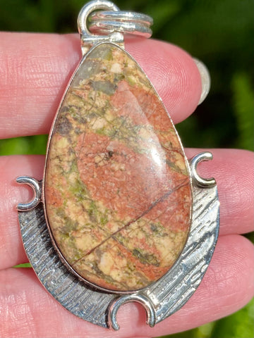 Unakite Pendant - Morganna’s Treasures 