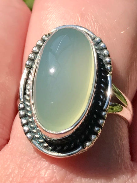 Blue Chalcedony Ring Size 7.25 - Morganna’s Treasures 