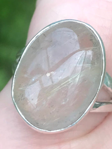 Rutilated Quartz Ring Size 6 - Morganna’s Treasures 