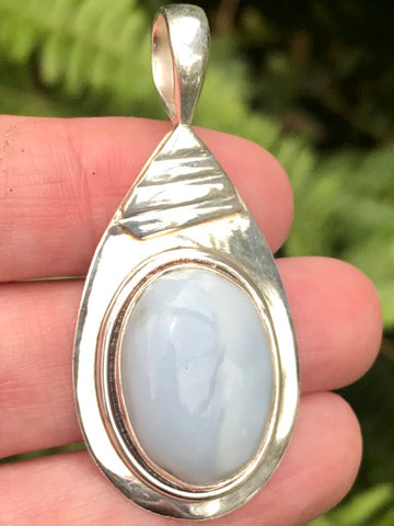 Blue Owyhee Opal Pendant - Morganna’s Treasures 