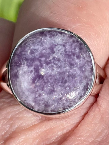 Lepidolite Ring Size 9 - Morganna’s Treasures 