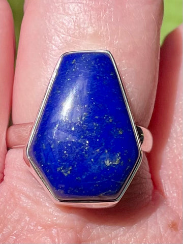 Lapis Lazuli Ring Size 7.5 - Morganna’s Treasures 