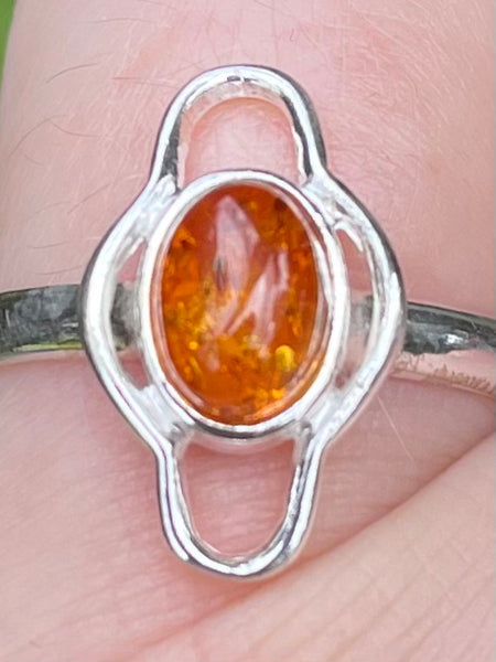 Baltic Amber Ring Size 7.5 - Morganna’s Treasures 