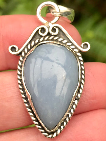 Angelite Pendant - Morganna’s Treasures 