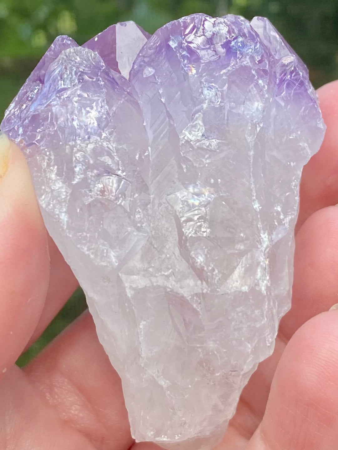 Purple Amethyst Point Crystal from Brazil - Morganna’s Treasures 