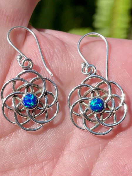 Celtic Fire Opal Earrings - Morganna’s Treasures 