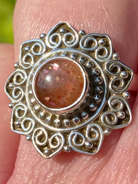Gorgeous Sunstone Ring Size 7 - Morganna’s Treasures 