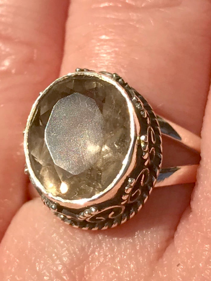 Smoky Quartz Ring Size 8.5 - Morganna’s Treasures 