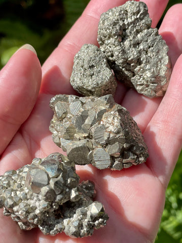 Pyrite Cluster Stones - Morganna’s Treasures 