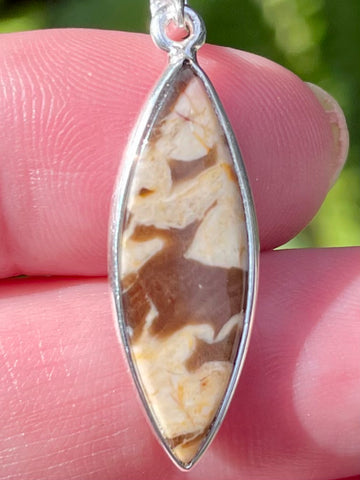 Peanut Wood Jasper Pendant - Morganna’s Treasures 