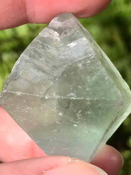 Large Fluorite Octohedron Stone - Morganna’s Treasures 