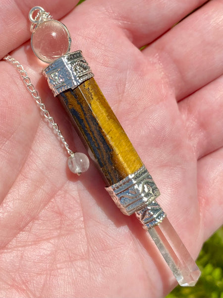 Tigers Eye Pendulum - Morganna’s Treasures 