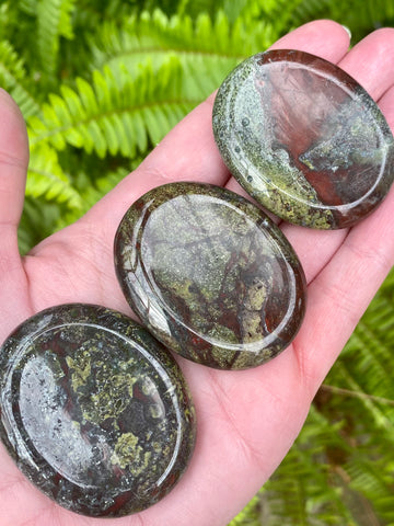 Dragon Bloodstone Worry Stones - Morganna’s Treasures 