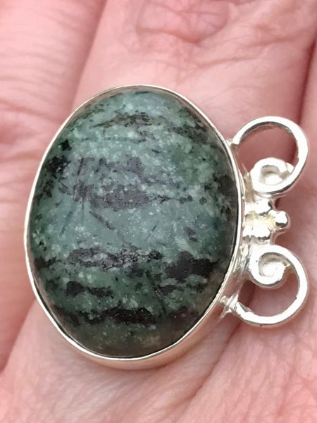 Green Seraphinite Ring Size 6.25 - Morganna’s Treasures 