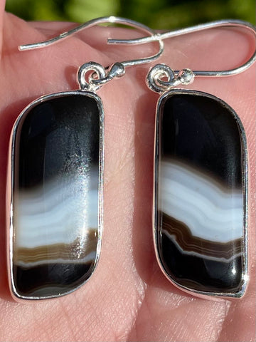 Botswana Agate Earrings - Morganna’s Treasures 