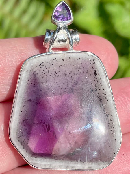 Auralite 23 and Amethyst Pendant - Morganna’s Treasures 