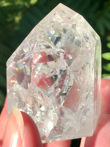 Crackle Quartz Crystal Point - Morganna’s Treasures 