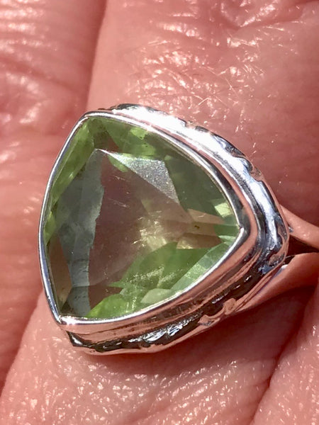 Green Amethyst (Prasiolite) Ring Size 7 - Morganna’s Treasures 