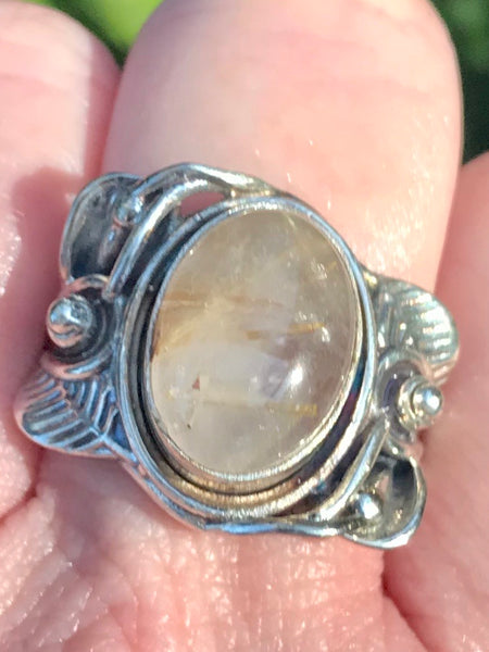 Rutilated Quartz Ring Size 8 - Morganna’s Treasures 