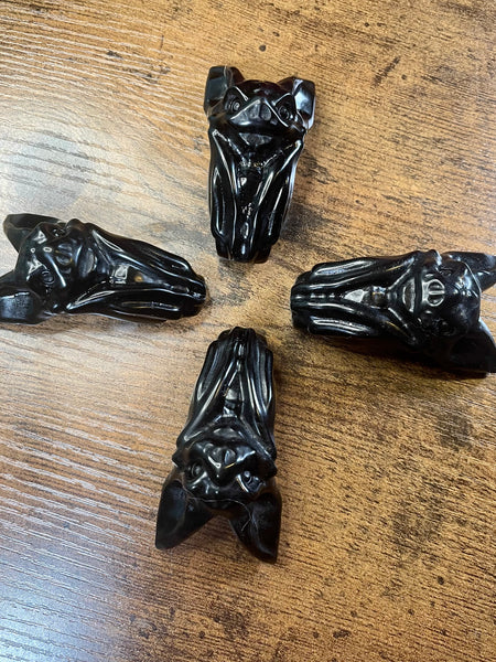 Black Obsidian Bats - Morganna’s Treasures 