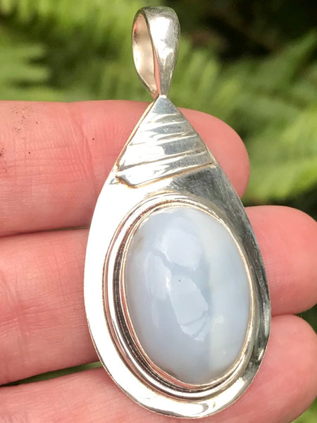 Blue Owyhee Opal Pendant - Morganna’s Treasures 