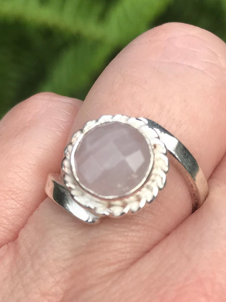 Rose Quartz Ring Size 6.75 - Morganna’s Treasures 