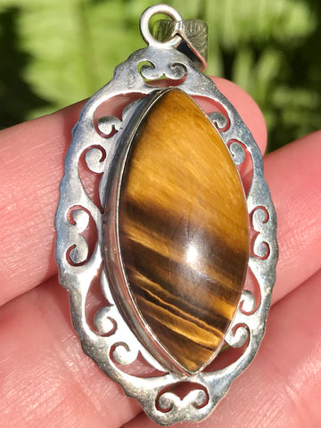 Celtic Tigers Eye Pendant - Morganna’s Treasures 