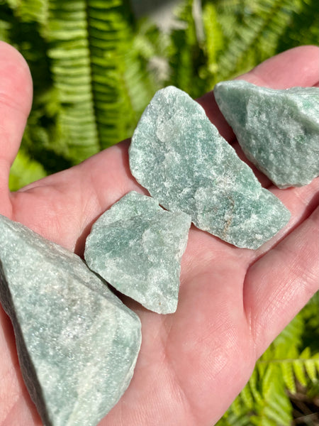 Rough Green Aventurine Stones - Morganna’s Treasures 