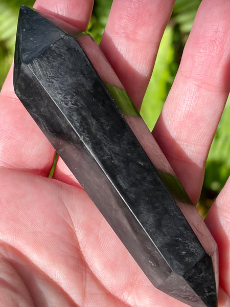 Double Terminated Shungite Wand - Morganna’s Treasures 