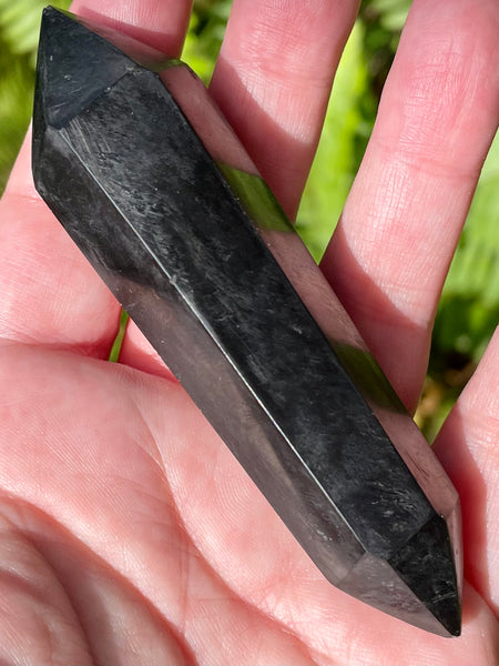 Double Terminated Shungite Wand - Morganna’s Treasures 