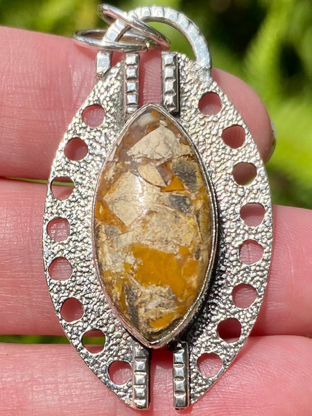 Yellow Hematoid Quartz Pendant - Morganna’s Treasures 