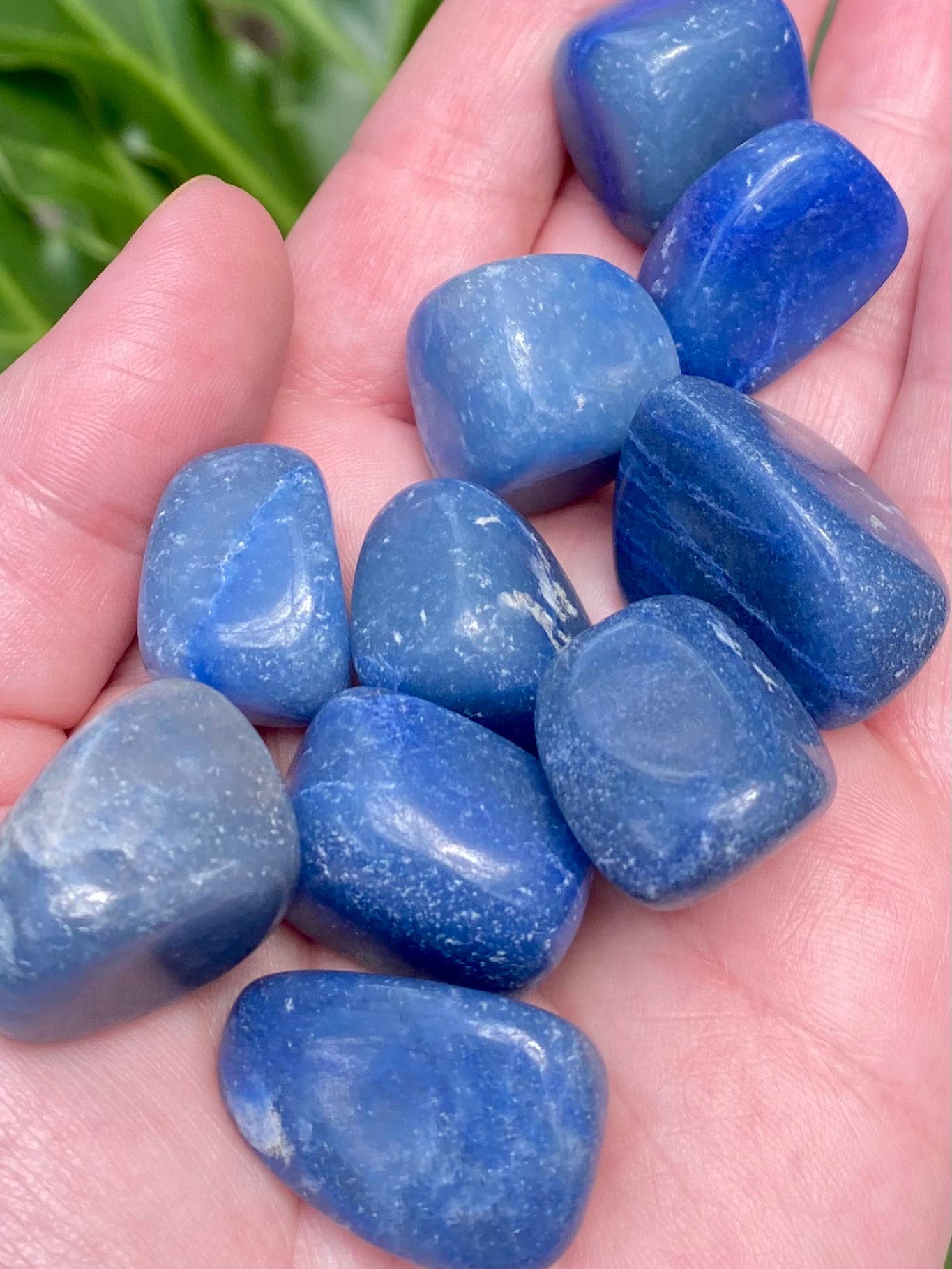 High Quality Dumortierite Tumbled Stones - Morganna’s Treasures 