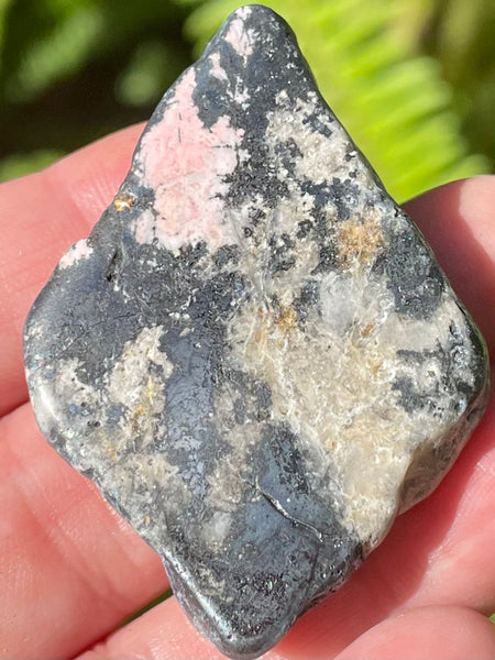 Rhodonite Palm Stone - Morganna’s Treasures 