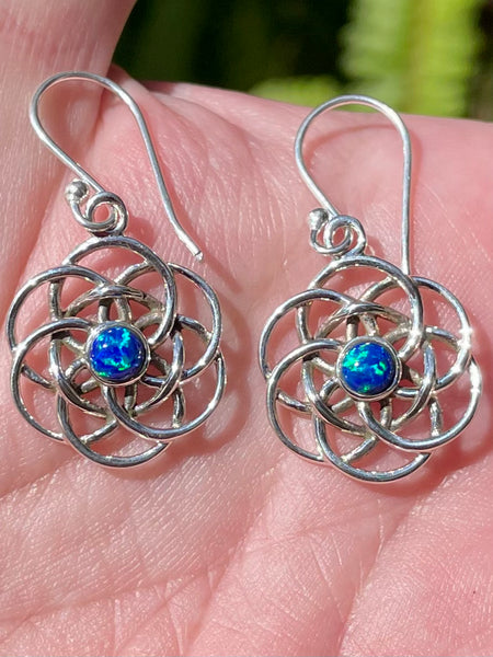 Celtic Fire Opal Earrings - Morganna’s Treasures 