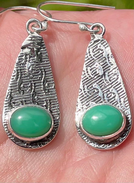 Australian Chrysoprase Earrings - Morganna’s Treasures 