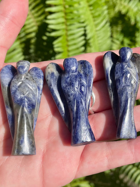 Sodalite Pocket Angel - Morganna’s Treasures 