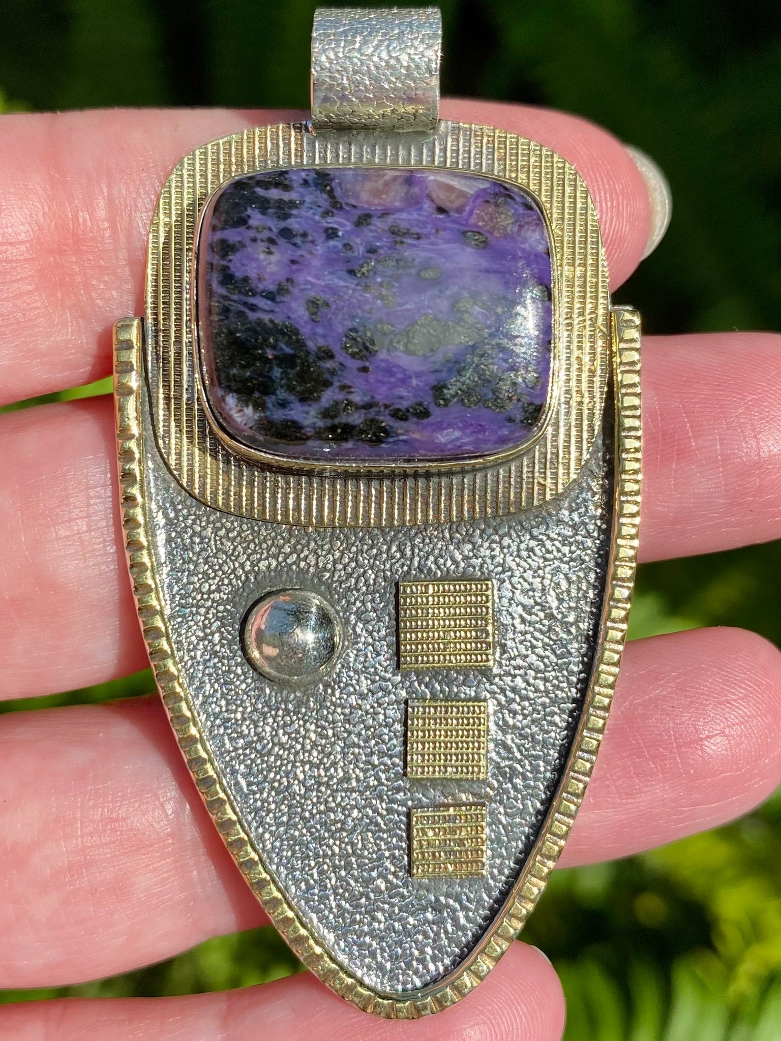 Charoite Pendant - Morganna’s Treasures 