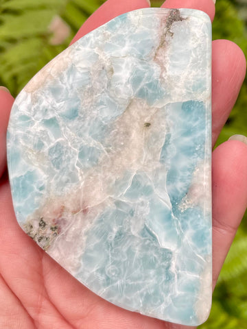 Larimar Palm Stone - Morganna’s Treasures 