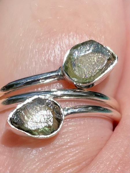 Rough Green Apatite Ring Size 7.5 - Morganna’s Treasures 