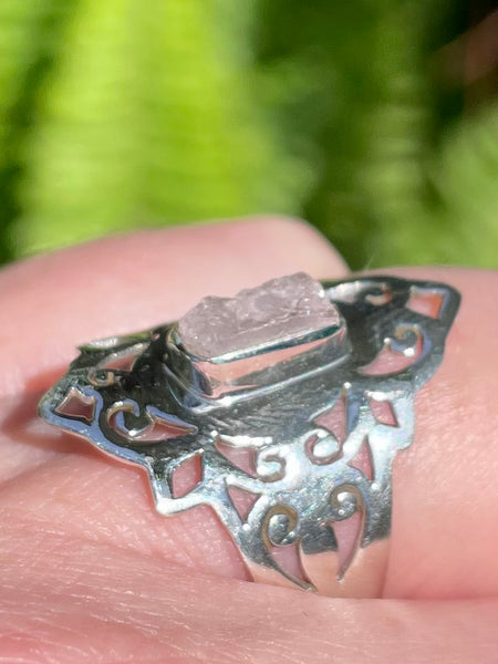 Rough Pink Tourmaline Celtic Ring Size 8 - Morganna’s Treasures 