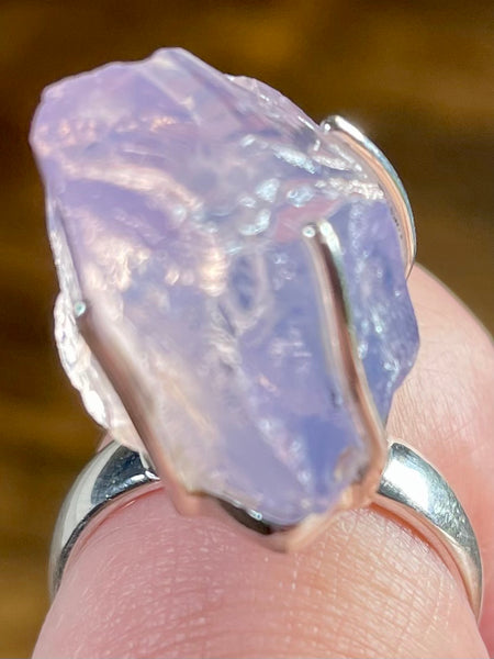 Rough Lavender Quartz Ring Size 6 - Morganna’s Treasures 