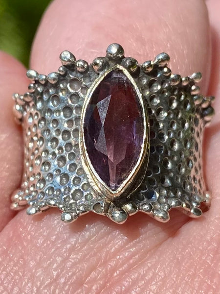 Purple Amethyst Cocktail Ring Size 7 - Morganna’s Treasures 