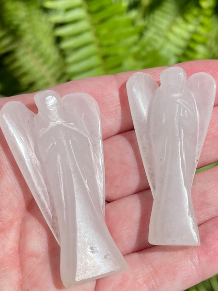 Clear Quartz Pocket Angel - Morganna’s Treasures 