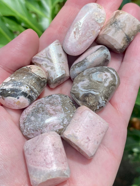 High Quality Rhodochrosite Tumbled Stones - Morganna’s Treasures 
