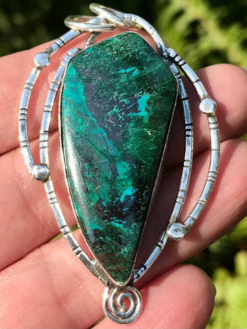 Chrysocolla Pendant - Morganna’s Treasures 