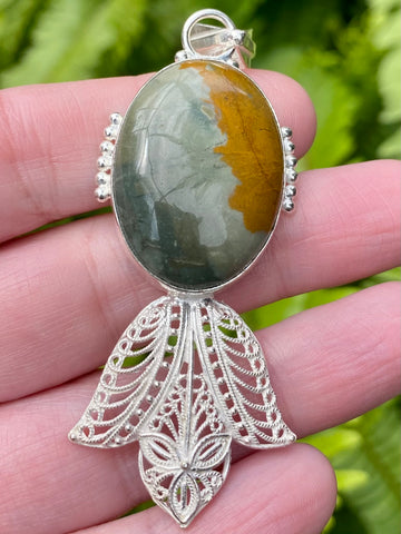 Willow Creek Jasper Pendant - Morganna’s Treasures 