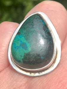 Chrysocolla Cocktail Ring Size 8 - Morganna’s Treasures 