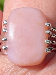 Peruvian Pink Opal Ring Size 7.5 - Morganna’s Treasures 